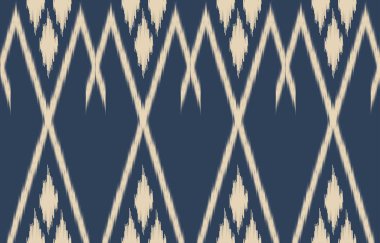 Geometrik etnik oryantal ikat kusursuz desenli renk doğulu. Aztek süsü izi. Arkaplan, perde, halı, duvar kağıdı, giysi, ambalaj, Batik, vektör illüstrasyonu için tasarım.