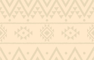 Geometrik etnik oryantal ikat kusursuz desenli renk doğulu. Aztek süsü izi. Arkaplan, perde, halı, duvar kağıdı, giysi, ambalaj, Batik, vektör illüstrasyonu için tasarım.