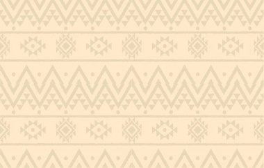 Geometrik etnik oryantal ikat kusursuz desenli renk doğulu. Aztek süsü izi. Arkaplan, perde, halı, duvar kağıdı, giysi, ambalaj, Batik, vektör illüstrasyonu için tasarım.