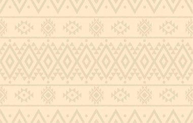 Geometrik etnik oryantal ikat kusursuz desenli renk doğulu. Aztek süsü izi. Arkaplan, perde, halı, duvar kağıdı, giysi, ambalaj, Batik, vektör illüstrasyonu için tasarım.