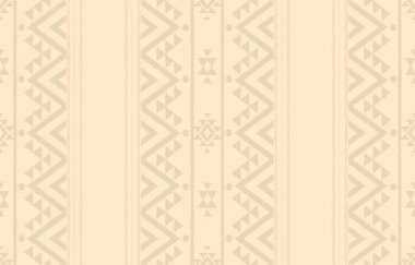Geometrik etnik oryantal ikat kusursuz desenli renk doğulu. Aztek süsü izi. Arkaplan, perde, halı, duvar kağıdı, giysi, ambalaj, Batik, vektör illüstrasyonu için tasarım.