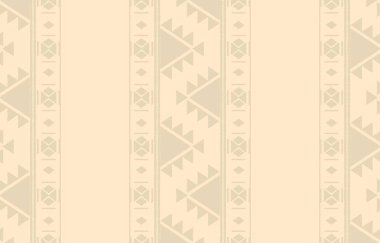 Geometrik etnik oryantal ikat kusursuz desenli renk doğulu. Aztek süsü izi. Arkaplan, perde, halı, duvar kağıdı, giysi, ambalaj, Batik, vektör illüstrasyonu için tasarım.