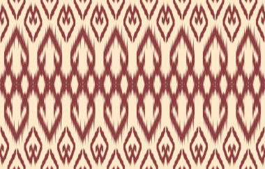 Geometrik etnik oryantal ikat kusursuz desenli renk doğulu. Aztek süsü izi. Arkaplan, perde, halı, duvar kağıdı, giysi, ambalaj, Batik, vektör illüstrasyonu için tasarım.