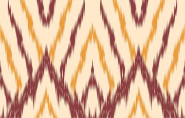 Geometrik etnik oryantal ikat kusursuz desenli renk doğulu. Aztek süsü izi. Arkaplan, perde, halı, duvar kağıdı, giysi, ambalaj, Batik, vektör illüstrasyonu için tasarım.