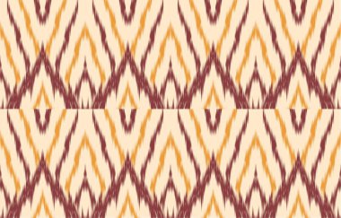 Geometrik etnik oryantal ikat kusursuz desenli renk doğulu. Aztek süsü izi. Arkaplan, perde, halı, duvar kağıdı, giysi, ambalaj, Batik, vektör illüstrasyonu için tasarım.