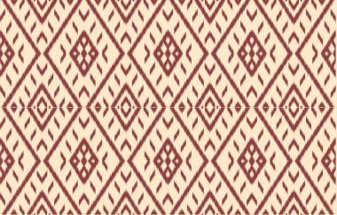 Geometrik etnik oryantal ikat kusursuz desenli renk doğulu. Aztek süsü izi. Arkaplan, perde, halı, duvar kağıdı, giysi, ambalaj, Batik, vektör illüstrasyonu için tasarım.