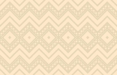 Geometrik etnik oryantal ikat kusursuz desenli renk doğulu. Aztek süsü izi. Arkaplan, perde, halı, duvar kağıdı, giysi, ambalaj, Batik, vektör illüstrasyonu için tasarım.