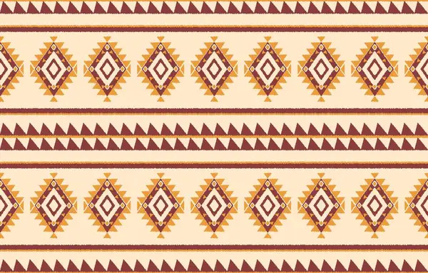 Geometrik etnik oryantal ikat kusursuz desenli renk doğulu. Aztek süsü izi. Arkaplan, perde, halı, duvar kağıdı, giysi, ambalaj, Batik, vektör illüstrasyonu için tasarım.