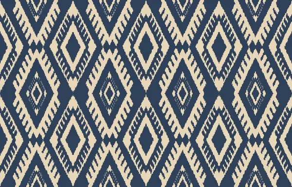 Geometrik etnik oryantal ikat kusursuz desenli renk doğulu. Aztek süsü izi. Arkaplan, perde, halı, duvar kağıdı, giysi, ambalaj, Batik, vektör illüstrasyonu için tasarım.