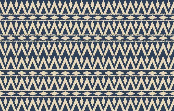 Geometrik etnik oryantal ikat kusursuz desenli renk doğulu. Aztek süsü izi. Arkaplan, perde, halı, duvar kağıdı, giysi, ambalaj, Batik, vektör illüstrasyonu için tasarım.