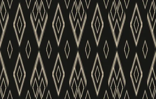 Geometrik etnik oryantal ikat kusursuz desenli renk doğulu. Aztek süsü izi. Arkaplan, perde, halı, duvar kağıdı, giysi, ambalaj, Batik, vektör illüstrasyonu için tasarım.