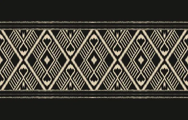 Geometrik etnik oryantal ikat kusursuz desenli renk doğulu. Aztek süsü izi. Arkaplan, perde, halı, duvar kağıdı, giysi, ambalaj, Batik, vektör illüstrasyonu için tasarım.