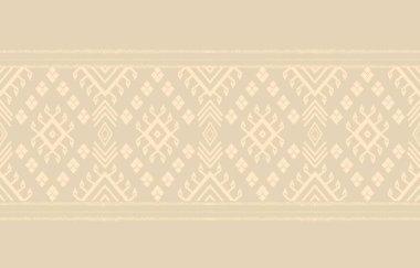 Geometrik etnik oryantal ikat kusursuz desenli renk doğulu. Aztek süsü izi. Arkaplan, perde, halı, duvar kağıdı, giysi, ambalaj, Batik, vektör illüstrasyonu için tasarım.