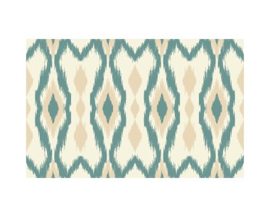 Geometrik etnik oryantal ikat kusursuz desenli renk doğulu. Aztek süsü izi. Arkaplan, perde, halı, duvar kağıdı, giysi, ambalaj, Batik, vektör illüstrasyonu için tasarım.