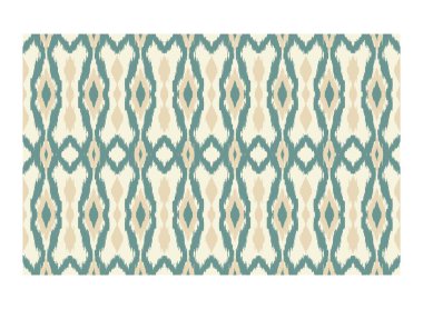 Geometrik etnik oryantal ikat kusursuz desenli renk doğulu. Aztek süsü izi. Arkaplan, perde, halı, duvar kağıdı, giysi, ambalaj, Batik, vektör illüstrasyonu için tasarım.