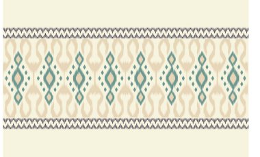 Geometrik etnik oryantal ikat kusursuz desenli renk doğulu. Aztek süsü izi. Arkaplan, perde, halı, duvar kağıdı, giysi, ambalaj, Batik, vektör illüstrasyonu için tasarım.