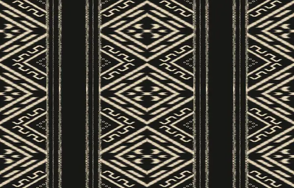 Geometrik etnik oryantal ikat kusursuz desenli renk doğulu. Aztek süsü izi. Arkaplan, perde, halı, duvar kağıdı, giysi, ambalaj, Batik, vektör illüstrasyonu için tasarım.