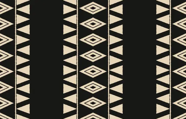 Geometrik etnik oryantal ikat kusursuz desenli renk doğulu. Aztek süsü izi. Arkaplan, perde, halı, duvar kağıdı, giysi, ambalaj, Batik, vektör illüstrasyonu için tasarım.