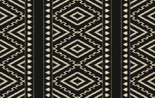Geometrik etnik oryantal ikat kusursuz desenli renk doğulu. Aztek süsü izi. Arkaplan, perde, halı, duvar kağıdı, giysi, ambalaj, Batik, vektör illüstrasyonu için tasarım.