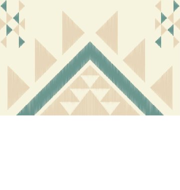 Geometrik etnik oryantal ikat kusursuz desenli renk doğulu. Aztek süsü izi. Arkaplan, perde, halı, duvar kağıdı, giysi, ambalaj, Batik, vektör illüstrasyonu için tasarım.