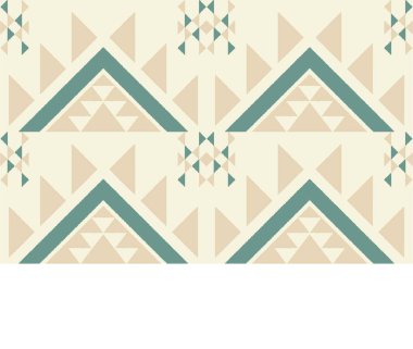 Geometrik etnik oryantal ikat kusursuz desenli renk doğulu. Aztek süsü izi. Arkaplan, perde, halı, duvar kağıdı, giysi, ambalaj, Batik, vektör illüstrasyonu için tasarım.