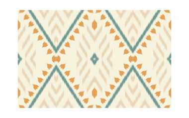 Geometrik etnik oryantal ikat kusursuz desenli renk doğulu. Aztek süsü izi. Arkaplan, perde, halı, duvar kağıdı, giysi, ambalaj, Batik, vektör illüstrasyonu için tasarım.