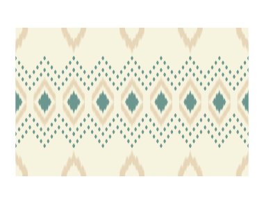 Geometrik etnik oryantal ikat kusursuz desenli renk doğulu. Aztek süsü izi. Arkaplan, perde, halı, duvar kağıdı, giysi, ambalaj, Batik, vektör illüstrasyonu için tasarım.