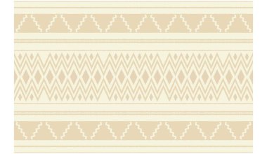 Geometrik etnik oryantal ikat kusursuz desenli renk doğulu. Aztek süsü izi. Arkaplan, perde, halı, duvar kağıdı, giysi, ambalaj, Batik, vektör illüstrasyonu için tasarım.