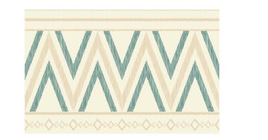 Geometrik etnik oryantal ikat kusursuz desenli renk doğulu. Aztek süsü izi. Arkaplan, perde, halı, duvar kağıdı, giysi, ambalaj, Batik, vektör illüstrasyonu için tasarım.