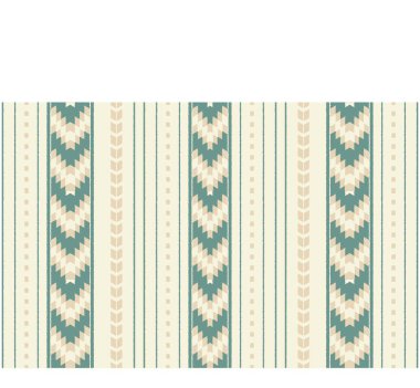 Geometrik etnik oryantal ikat kusursuz desenli renk doğulu. Aztek süsü izi. Arkaplan, perde, halı, duvar kağıdı, giysi, ambalaj, Batik, vektör illüstrasyonu için tasarım.