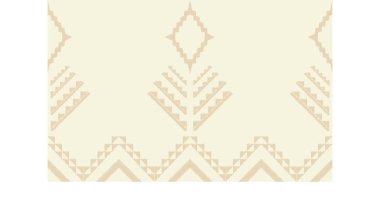 Geometrik etnik oryantal ikat kusursuz desenli renk doğulu. Aztek süsü izi. Arkaplan, perde, halı, duvar kağıdı, giysi, ambalaj, Batik, vektör illüstrasyonu için tasarım.