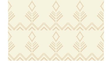 Geometrik etnik oryantal ikat kusursuz desenli renk doğulu. Aztek süsü izi. Arkaplan, perde, halı, duvar kağıdı, giysi, ambalaj, Batik, vektör illüstrasyonu için tasarım.