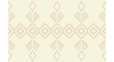 Geometrik etnik oryantal ikat kusursuz desenli renk doğulu. Aztek süsü izi. Arkaplan, perde, halı, duvar kağıdı, giysi, ambalaj, Batik, vektör illüstrasyonu için tasarım.