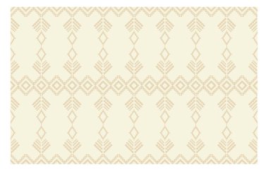 Geometrik etnik oryantal ikat kusursuz desenli renk doğulu. Aztek süsü izi. Arkaplan, perde, halı, duvar kağıdı, giysi, ambalaj, Batik, vektör illüstrasyonu için tasarım.