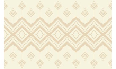 Geometrik etnik oryantal ikat kusursuz desenli renk doğulu. Aztek süsü izi. Arkaplan, perde, halı, duvar kağıdı, giysi, ambalaj, Batik, vektör illüstrasyonu için tasarım.