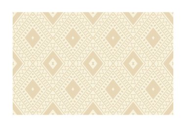 Geometrik etnik oryantal ikat kusursuz desenli renk doğulu. Aztek süsü izi. Arkaplan, perde, halı, duvar kağıdı, giysi, ambalaj, Batik, vektör illüstrasyonu için tasarım.