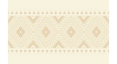 Geometrik etnik oryantal ikat kusursuz desenli renk doğulu. Aztek süsü izi. Arkaplan, perde, halı, duvar kağıdı, giysi, ambalaj, Batik, vektör illüstrasyonu için tasarım.