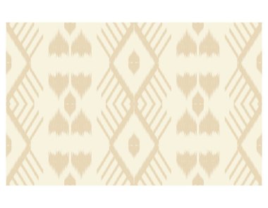 Geometrik etnik oryantal ikat kusursuz desenli renk doğulu. Aztek süsü izi. Arkaplan, perde, halı, duvar kağıdı, giysi, ambalaj, Batik, vektör illüstrasyonu için tasarım.