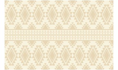 Geometrik etnik oryantal ikat kusursuz desenli renk doğulu. Aztek süsü izi. Arkaplan, perde, halı, duvar kağıdı, giysi, ambalaj, Batik, vektör illüstrasyonu için tasarım.