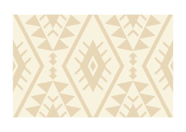 Geometrik etnik oryantal ikat kusursuz desenli renk doğulu. Aztek süsü izi. Arkaplan, perde, halı, duvar kağıdı, giysi, ambalaj, Batik, vektör illüstrasyonu için tasarım.