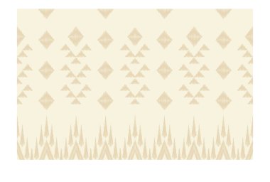 Geometrik etnik oryantal ikat kusursuz desenli renk doğulu. Aztek süsü izi. Arkaplan, perde, halı, duvar kağıdı, giysi, ambalaj, Batik, vektör illüstrasyonu için tasarım.