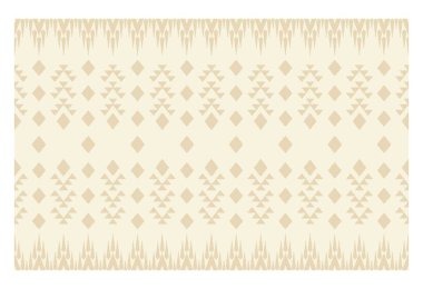 Geometrik etnik oryantal ikat kusursuz desenli renk doğulu. Aztek süsü izi. Arkaplan, perde, halı, duvar kağıdı, giysi, ambalaj, Batik, vektör illüstrasyonu için tasarım.