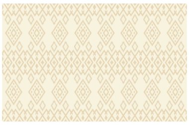 Geometrik etnik oryantal ikat kusursuz desenli renk doğulu. Aztek süsü izi. Arkaplan, perde, halı, duvar kağıdı, giysi, ambalaj, Batik, vektör illüstrasyonu için tasarım.