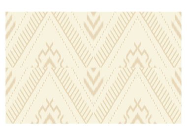 Geometrik etnik oryantal ikat kusursuz desenli renk doğulu. Aztek süsü izi. Arkaplan, perde, halı, duvar kağıdı, giysi, ambalaj, Batik, vektör illüstrasyonu için tasarım.