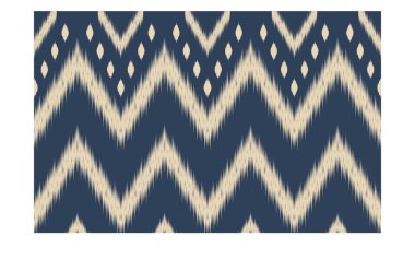 Geometrik etnik oryantal ikat kusursuz desenli renk doğulu. Aztek süsü izi. Arkaplan, perde, halı, duvar kağıdı, giysi, ambalaj, Batik, vektör illüstrasyonu için tasarım.