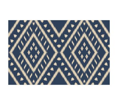 Geometrik etnik oryantal ikat kusursuz desenli renk doğulu. Aztek süsü izi. Arkaplan, perde, halı, duvar kağıdı, giysi, ambalaj, Batik, vektör illüstrasyonu için tasarım.