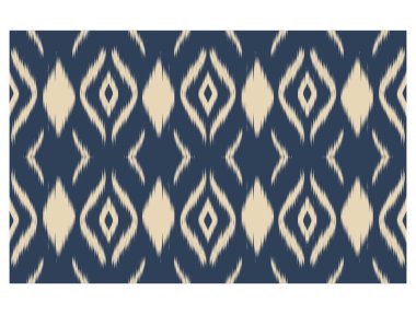 Geometrik etnik oryantal ikat kusursuz desenli renk doğulu. Aztek süsü izi. Arkaplan, perde, halı, duvar kağıdı, giysi, ambalaj, Batik, vektör illüstrasyonu için tasarım.