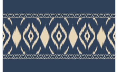 Geometrik etnik oryantal ikat kusursuz desenli renk doğulu. Aztek süsü izi. Arkaplan, perde, halı, duvar kağıdı, giysi, ambalaj, Batik, vektör illüstrasyonu için tasarım.
