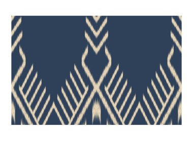 Geometrik etnik oryantal ikat kusursuz desenli renk doğulu. Aztek süsü izi. Arkaplan, perde, halı, duvar kağıdı, giysi, ambalaj, Batik, vektör illüstrasyonu için tasarım.