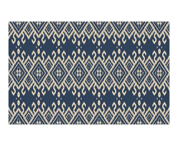 Geometrik etnik oryantal ikat kusursuz desenli renk doğulu. Aztek süsü izi. Arkaplan, perde, halı, duvar kağıdı, giysi, ambalaj, Batik, vektör illüstrasyonu için tasarım.